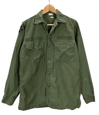 Vintage 60's US Military Type 1 Cotton Sateen Utility Combat