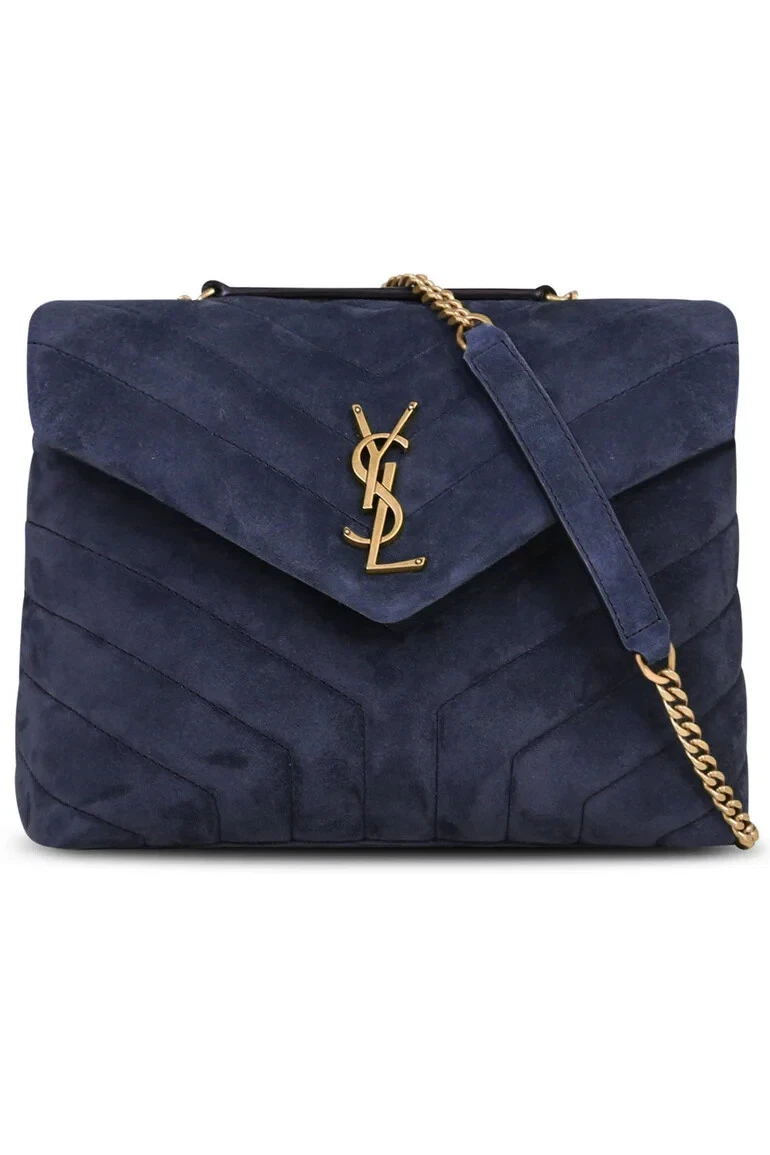 Saint Laurent Shoulder Bag Blue Bags & Handbags for Women for sale