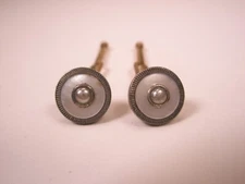 SINGLES(2) 5/16" Gold Plated Vintage KREMENTZ Formal Tuxedo Prom Shirt Stud k74