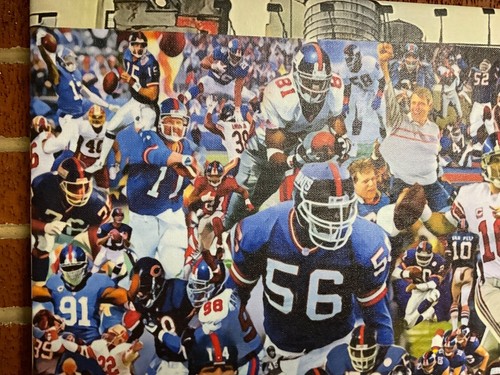 24x20 framed New York GIANTS framed CANVAS Print Eli Manning Super Bowl poster - Picture 5 of 8
