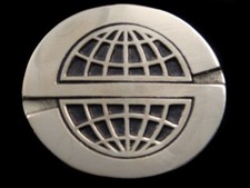 SB15161 VINTAGE 1970s  UKNOWN MISCELLANEOUS  SOLID BRASS BELT BUCKLE