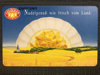 K 341 04.93 6 DM 3 Glocken Nudeln Pasta frisch vom Land 5000 Ex. Neu***Mint***