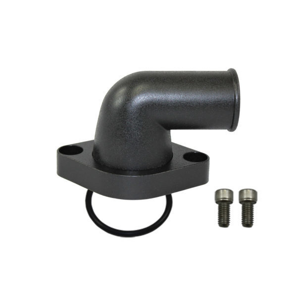 Specialty Products Water Neck Chevy 45 Degree O-Ring Style Black Specialty Products Water Neck Chevy 45 Degree O-Ring Style Black