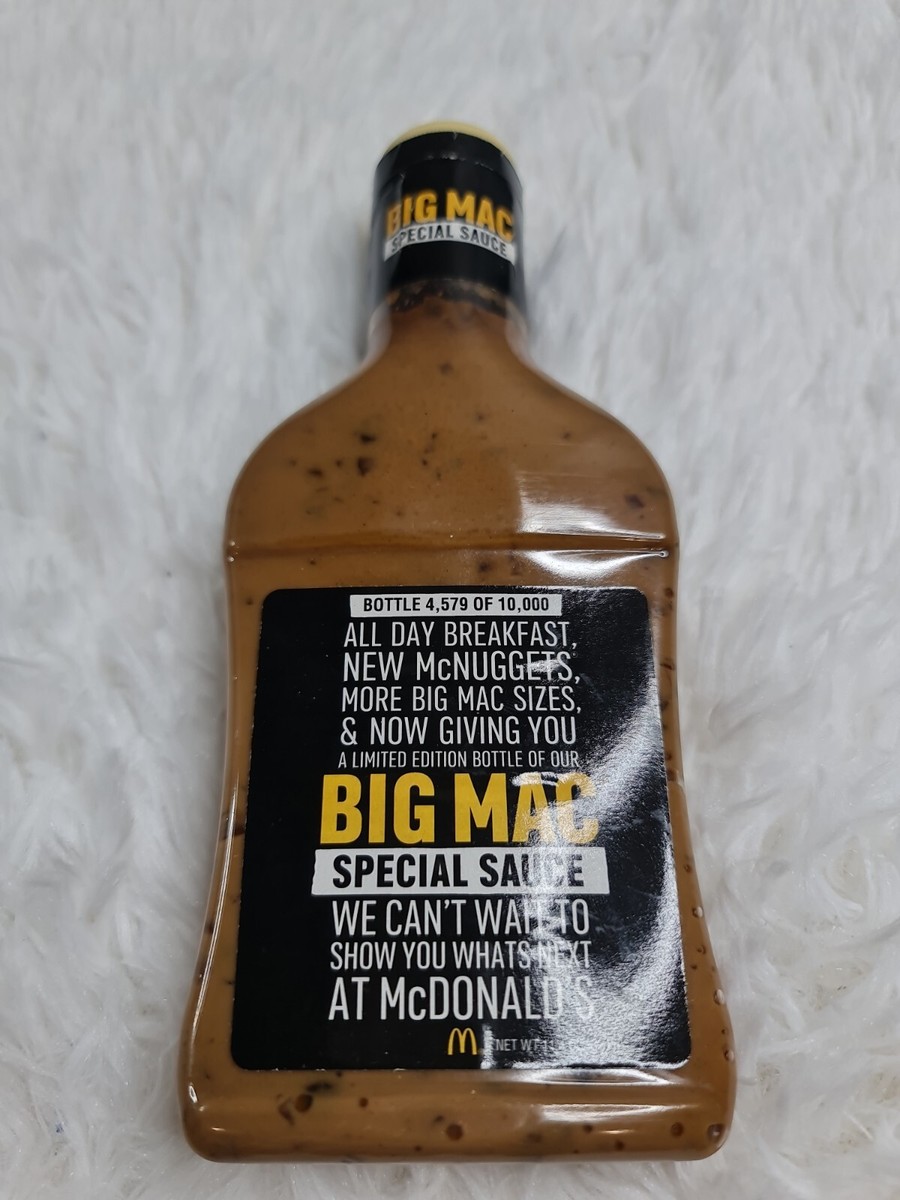 McDonald's Limited Edition Big Mac Special Sauce Bottle #4,579 of