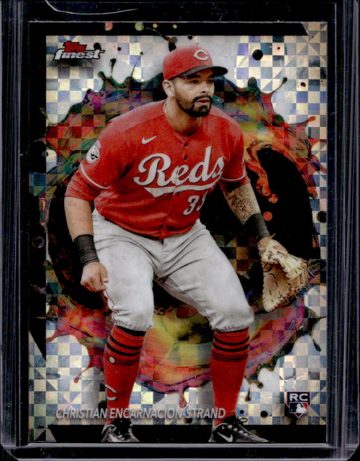 2024 Topps Finest Christian Encarnacion-Strand Checkerboard Refractor RC #257