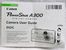 Canon Powershot A300 Digital Cam Users Guide DiG C  Instruction Bk  143pg  9