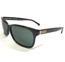 Brooks Brothers Sunglasses BB5008 6001/71 Tortoise Square Frames Green Lenses