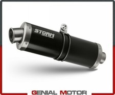 Auspuff Storm by Mivv Schalldampfer Oval schwarz Honda Cbr 600 Rr 2003 > 2004