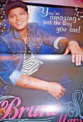 Ein schönes Bruno Mars Poster RS The Black Pony Band für Fan Sammlung DIN A3