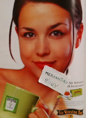 SIR WINSTON TEA 2002 ADVERTISING ADVERTISING WERBUNG ITALIAN CLIPPING