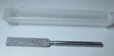 NEW STRAUSS HF5 D126 120/140 FLAT ONE SIDED NEEDLE DIAMOND FILE 2-3/8" OAL