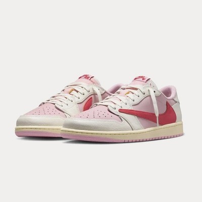 Nike Air Jordan 1 Low OG Travis Scott Tropical Pink EU 44 US 10 Neu 