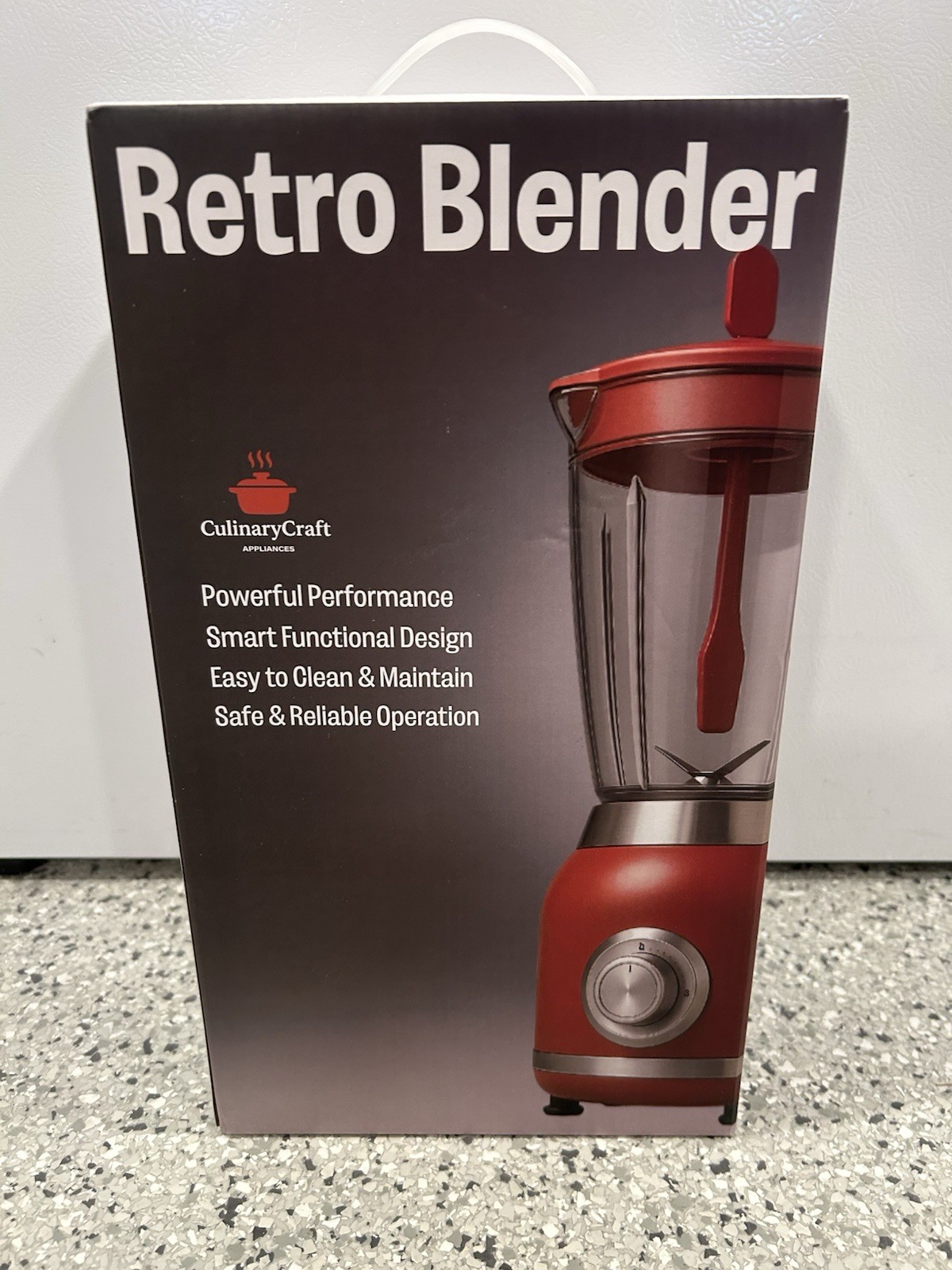 Retro Red Blender CULINARY CRAFT 
