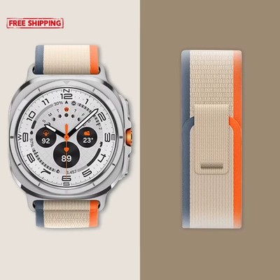 Sport Nylon Trail Loop Bracelet for Samsung Galaxy Watch Ultra Strap 47Mm Strap