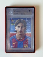 2004 Panini Mega Cracks Barca Campio Lionel Messi ROOKIE #35 BGS 9.5 POP 9 