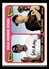 2014 Topps Heritage #286 (Arquimedes Caminero / Kris Johnson) RS, RC