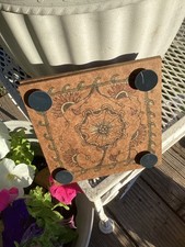 Large Zentangle Flower Herb Press 