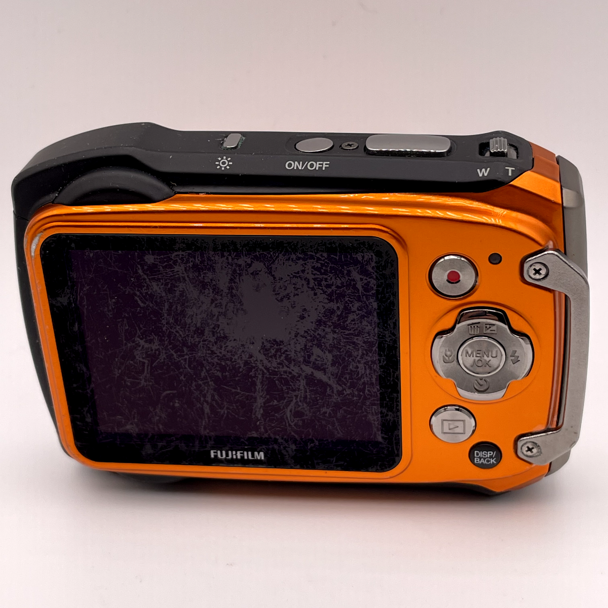 FUJIFILM FinePix XP100 16.4MP Digital Camera – Orange – Battery