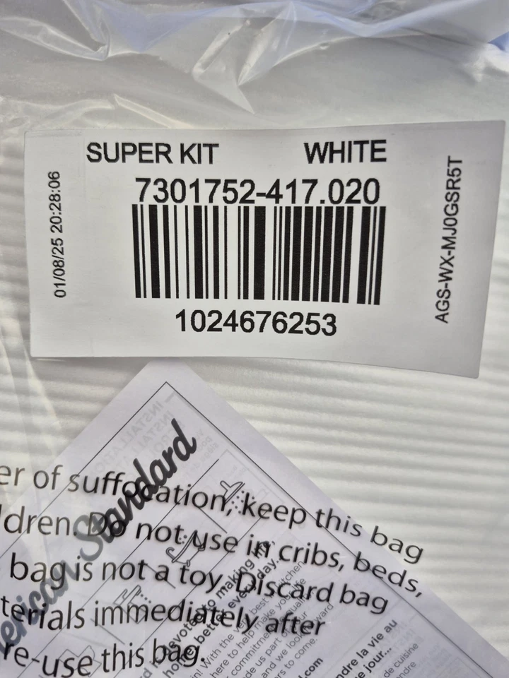 American Standard Alpine White Elongated Toilet Seat Closed Front SEALED - Image 2 of 4