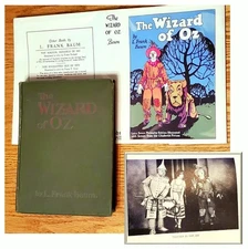Frank Baum 1st DJ Wizard of Oz Silent Photoplay Movie Edition Bobbs Merrill