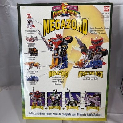 Mighty Morphin Power Rangers Megazord Deluxe Set 1993 Bandai Open