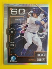 2025 Bowman Chrome Scouts Top 100 #BTP60 Drew Gilbert - New York Mets