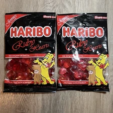 [Lot of 2] Haribo Jennie Ruby Hearts Jennie’s Edition 8oz Bags - Share Size 2025