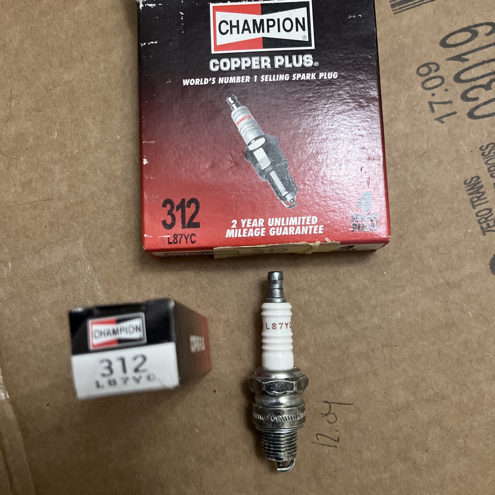 4 NEW  SPARK PLUGS L87YC SPARK PLUG 312 @4 BUY IT NOW FREE SHIPPING