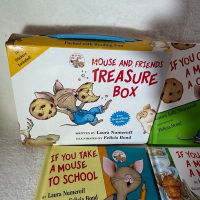 Mouse and Friends Treasure Box Laura Numeroff 5 Book Board Book Set