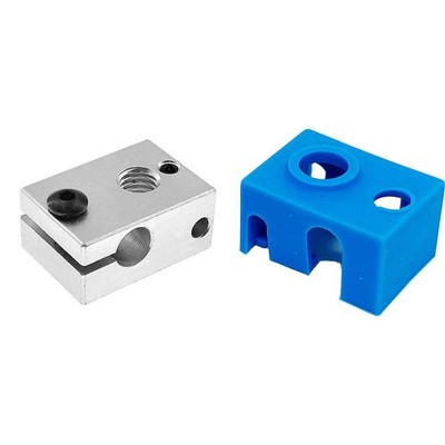 Plated Copper Kupfer Heizblock/Heatblock passend für E3D V6 PT100 Hotend für ...