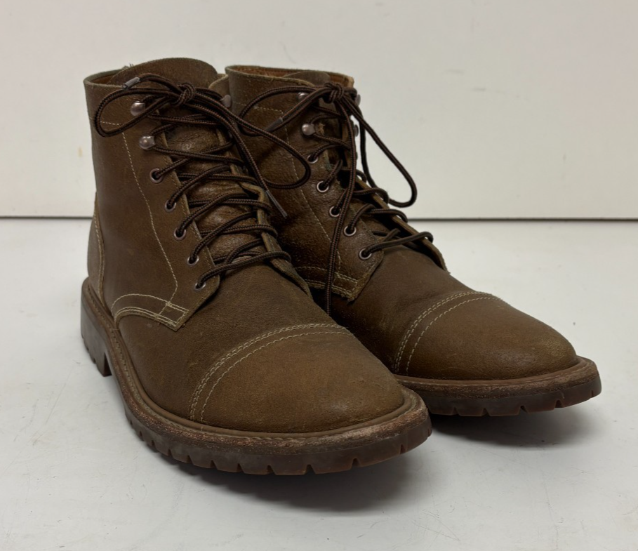 Thursday Boot Co. Captain Brown Leather Cap Toe Boots  display picture 3