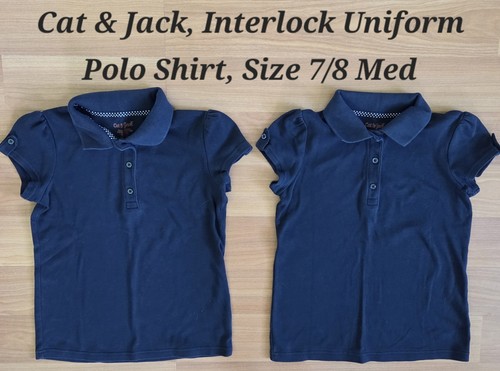 9-Piece, Size 7/8 Girls, School Uniform Polo Shirts, Jumpers, & Sweater Top - Picture 2 of 10
