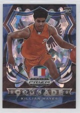 2020-21 Panini Prizm Draft Picks Crusade Blue Ice 34/99 Killian Hayes #92 0y9v