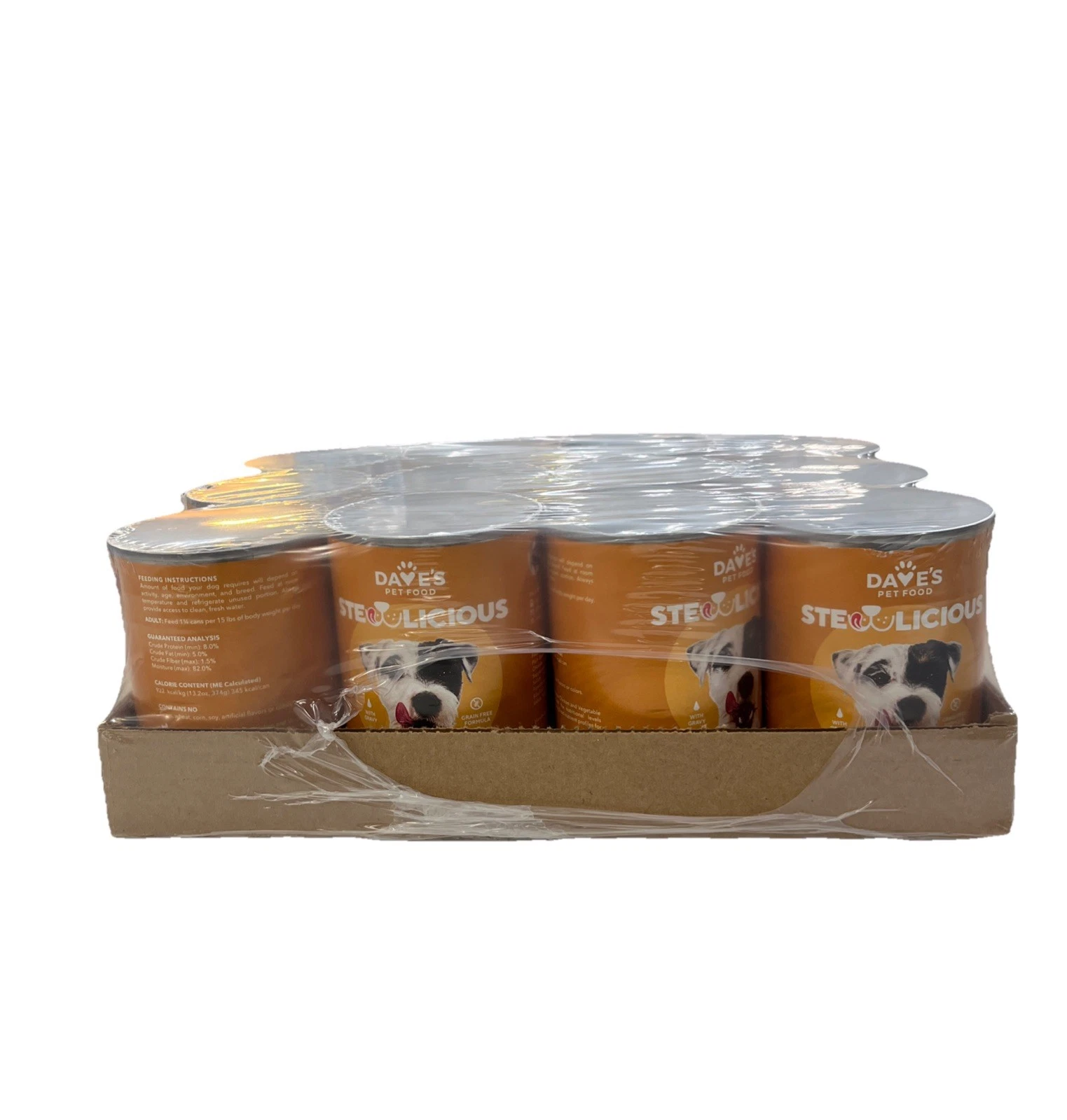 Dave's Pet Food Wet Dog Food Flavor Chicken & Vegetable In Gravy 13.2oz 12 Pack