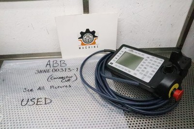 ABB 3HNE00313-1 Robot Teach Pendant (Cut Connector Cable) Used Warranty See Pics