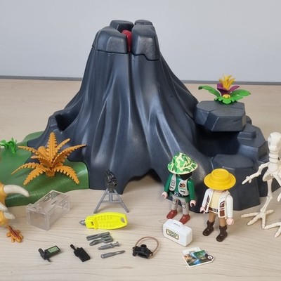 Playmobil 4170 Triceratops Vulkan Dinosaurier Abenteuer Forscher