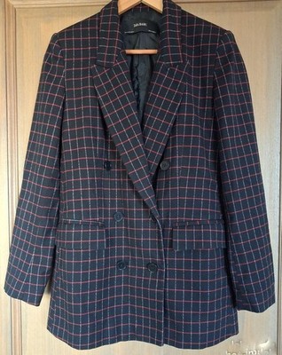 Veste noire carreaux Zara basic Taille xs