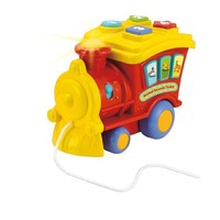 Winfun Animal Sounds Train Musical Pull Along Train With Interactive Animal So