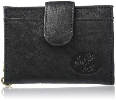 Buxton womens Heiress Pik-Me-Up  Tab Card Case One Size Black