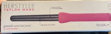 Herstyler Wand Teflon 18/25 MM Barrel Dual Voltage with negative ions-Pink NIB