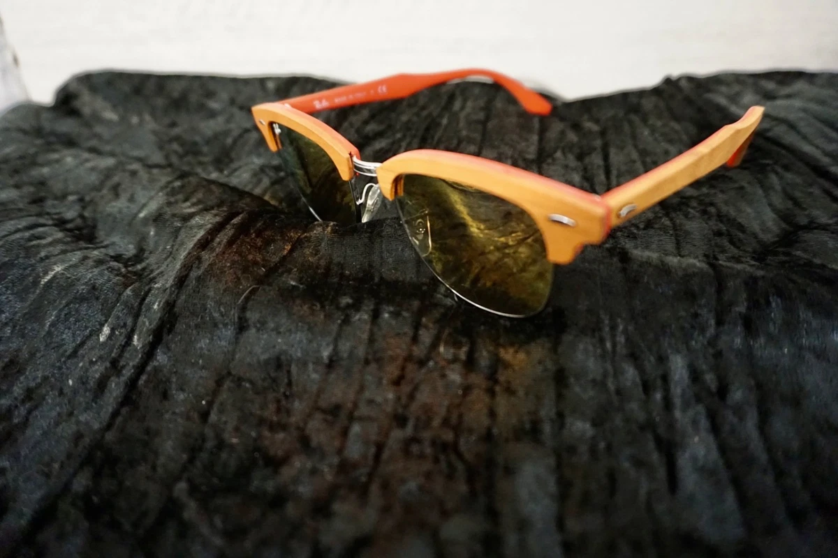 勝*利様 超稀少！ヴィンテージレイバン米国ボシュロム社製クラブマスターW 111 Ray-Ban Clubmaster Wooden Retro Sunglasses for Men for sale | eBay