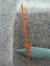 #1508 USED TUTIMA LEMANIA 5100 MILITARY ORFINA STOPP ZEIGER HAND BUNDESWEHR