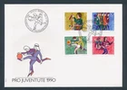 D490331 Switzerland FDC Pro Juventute 1990