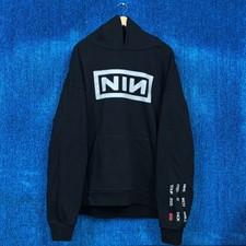 Nine Inch Nails Logo Peel It Back Tour 2025 Band Hoodie XXL