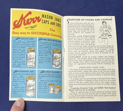 Vintage Kerr Book Home Canning Guide Bulletin No. 948 Rare - Picture 3 of 8