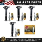 4 Ignition Coils & 4 NGK Platinum Spark Plugs for Hyundai Accent 2006-2011 1.6L