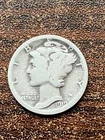 1919 P Mercury dime a very fine coin ..pluse a surprise