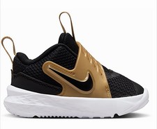 Nike Toddlers Team Hustle D12 Black/Gold Shoes 5