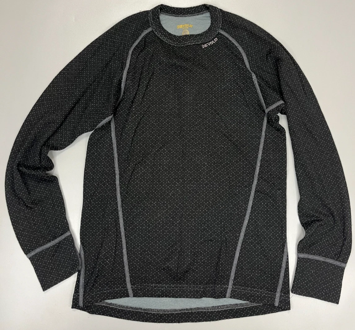 Devold Active Merino WOOL Base Layer Shirt Top Size S Small