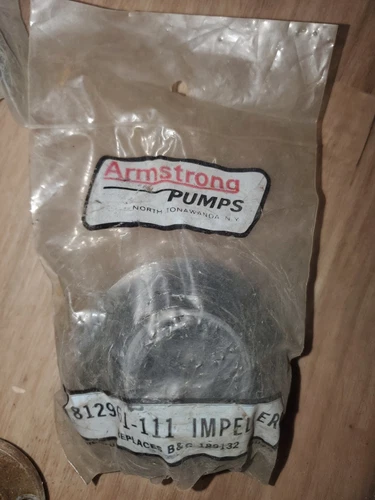 ARMSTRONG PUMPS 812961-111K Impeller B&G 189132 NEW Circulating Water